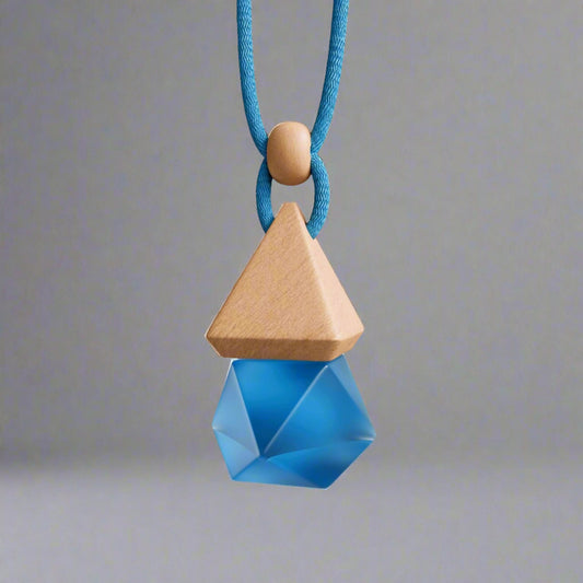 Matte Refillable Car Air Freshener - Blue