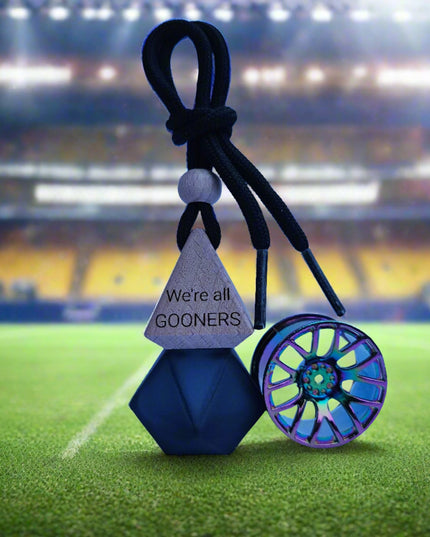 Arsenal FC merch Car car air freshener | Personalised for fans Arsenal fans | Castle of Scents