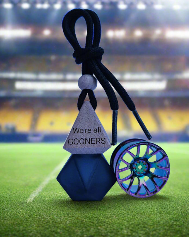 Arsenal FC merch Car car air freshener | Personalised for fans Arsenal fans | Castle of Scents