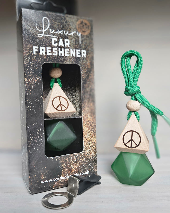 Peace Sign car air freshener - image 2 | Castle of Scents