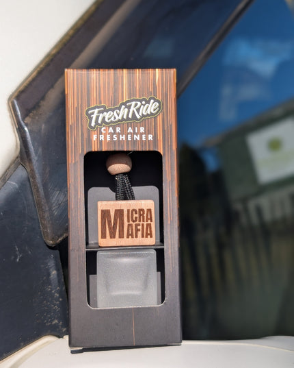 Car air freshener for Nissan Micra in frosted finish in gift box | Castle of Scents