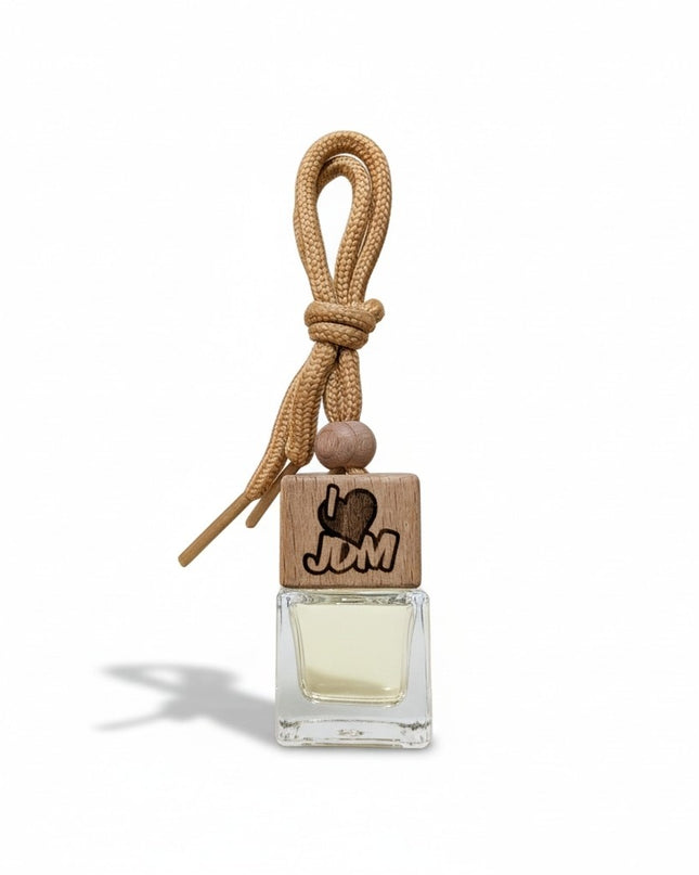 JDM car air freshener | I love JDM engraved liquid car diffuser in New Car Scent | Castle of Scents