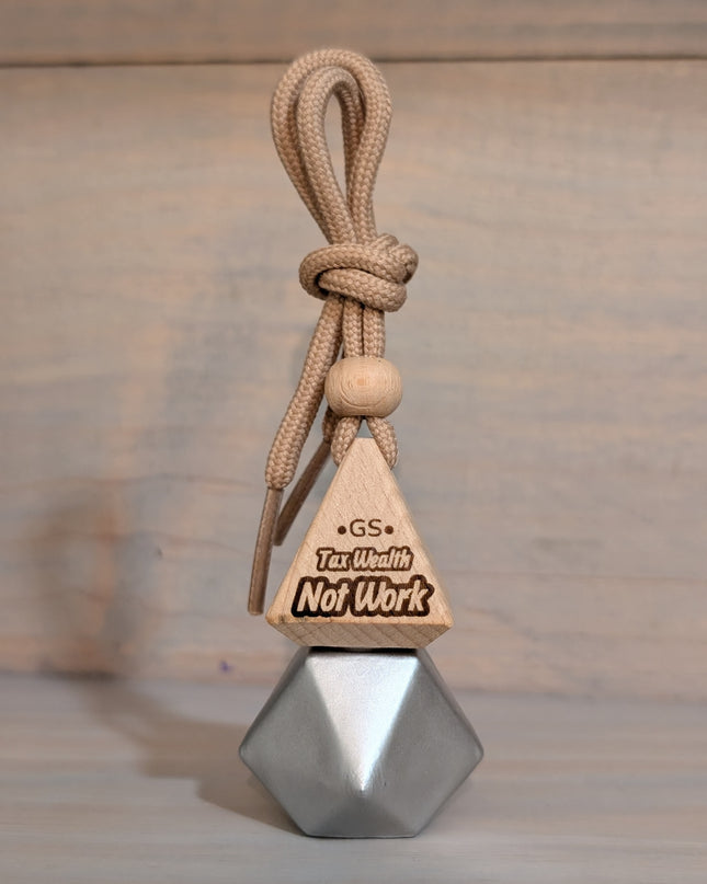 Tax Wealth Not Work quote by Gary Stevenson car air freshener | Castle of Scents