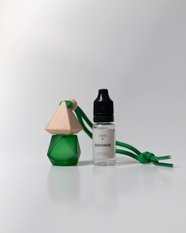 www.castleofscents.co.uk - Premium Bottle-O-Scent and Refill Bundle - Green - Savage