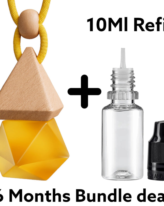 Refillable Car Air Freshener Set - Castle of Scent Car Air Freshener, Reusable Air Fresheners for Cars