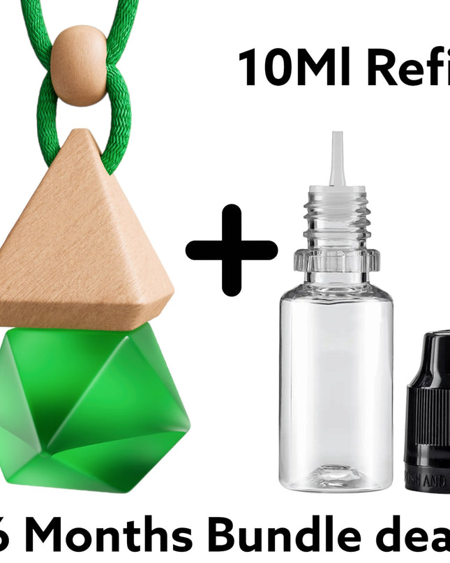 Refillable Car Air Freshener Set - Castle of Scent Car Air Freshener, Reusable Air Fresheners for Cars