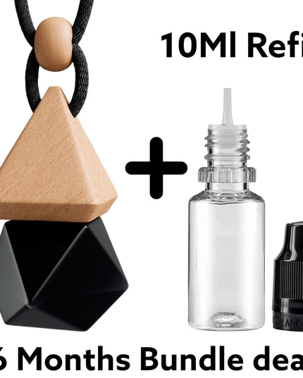 Refillable Car Air Freshener Set - Castle of Scent Car Air Freshener, Reusable Air Fresheners for Cars