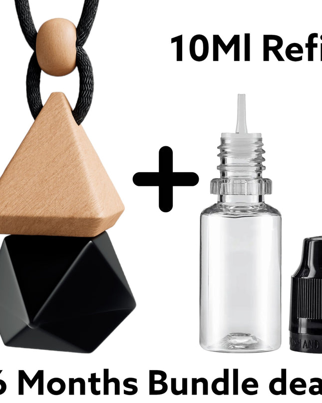 Refillable Car Air Freshener Set - Castle of Scent Car Air Freshener, Reusable Air Fresheners for Cars