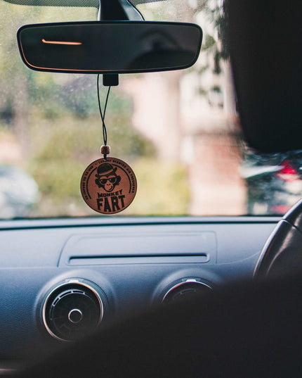 Reusable Car Air Freshener - 'Monkey Fart' Design - Castle of Scent Car Air Freshener, Reusable Air Fresheners for Cars