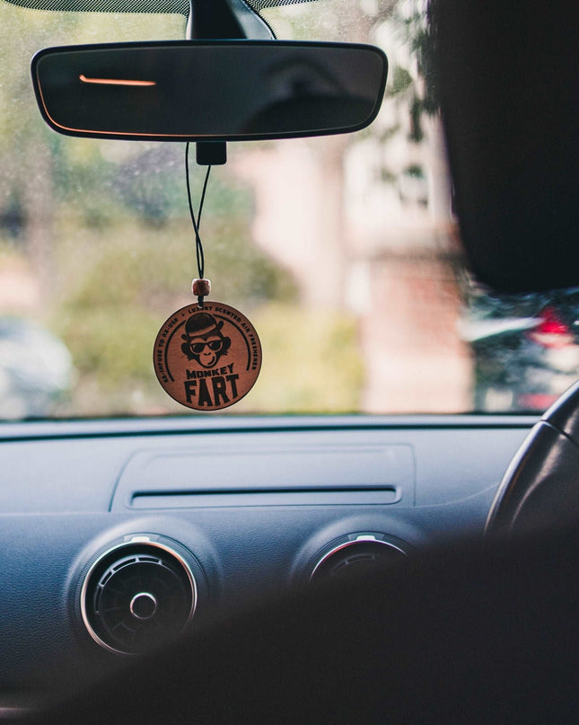 Reusable Car Air Freshener - 'Monkey Fart' Design - Castle of Scent Car Air Freshener, Reusable Air Fresheners for Cars